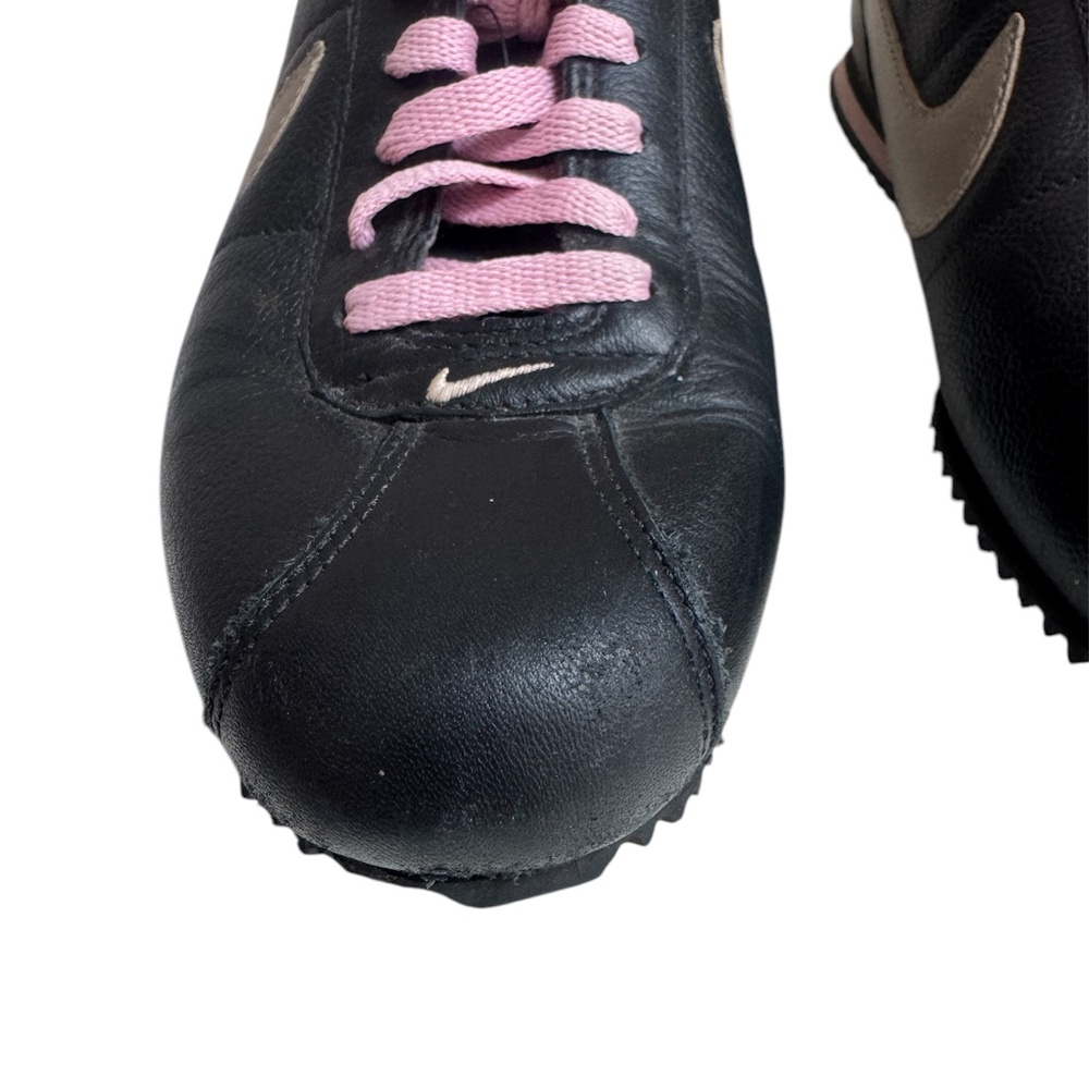 Nike Classic Cortez‎ Leather Black Pink Gold Size 7 GREAT CONDITION!!! Rare - Picture 7 of 9